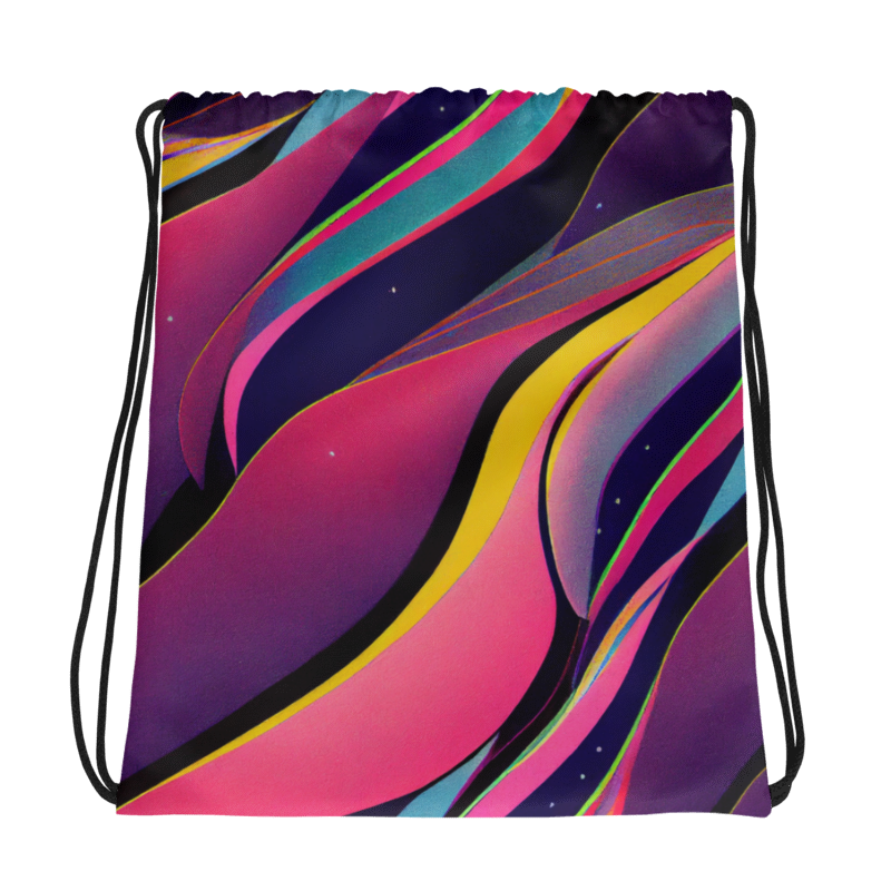 Drawstring bag- Abstract Pattern IV