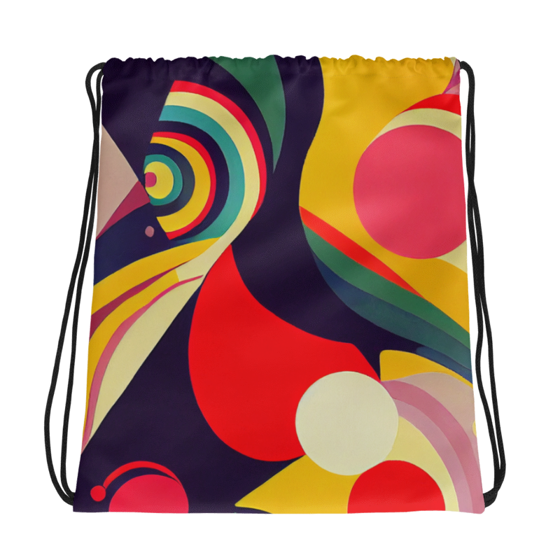 Drawstring bag- Abstract Pattern III