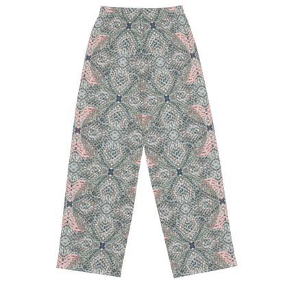 unisex wide-leg pants- Mandala chic IV