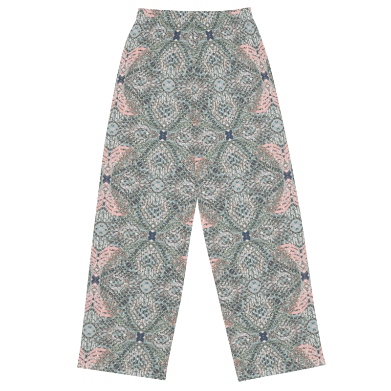 unisex wide-leg pants- Mandala chic 04