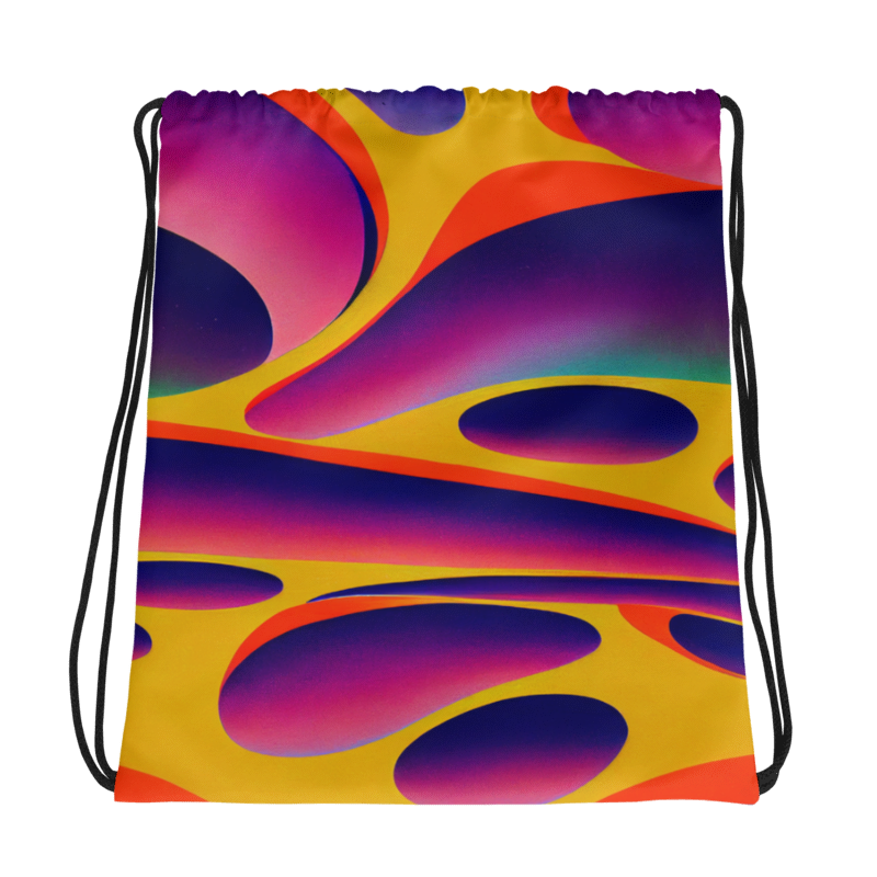 Drawstring bag- Abstract Pattern II
