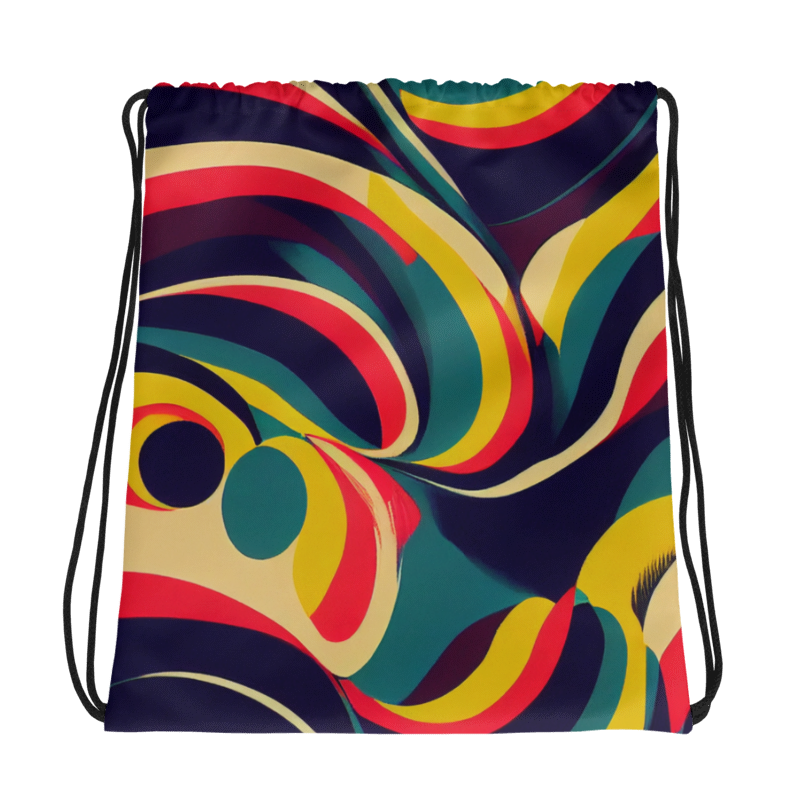 Drawstring bag- Abstract Pattern I