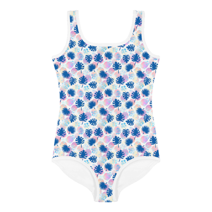 Kids Swimsuit- Summer Palm leafs