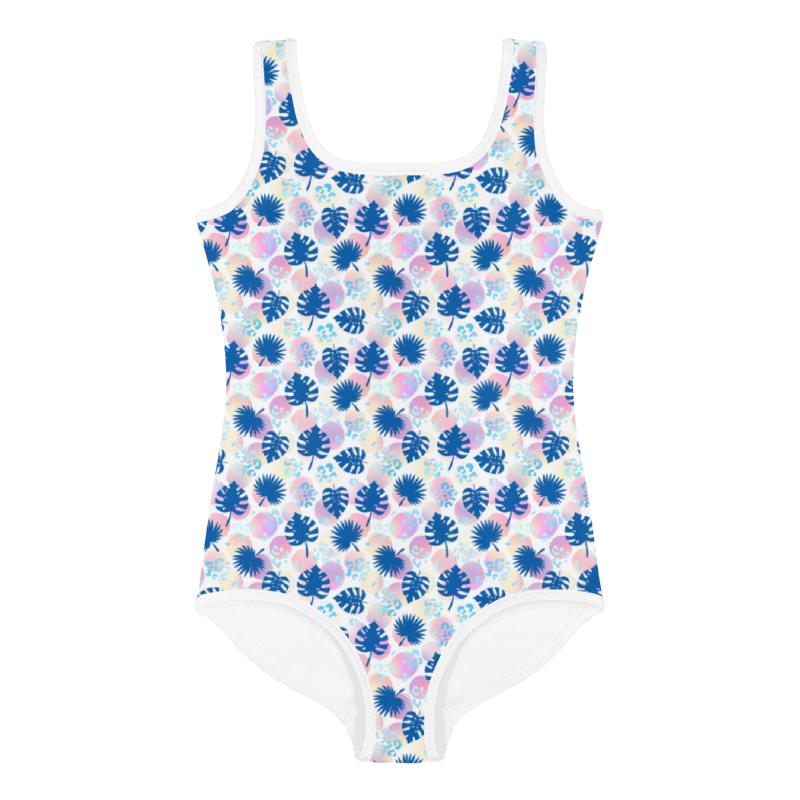 Kids Swimsuit- Summer Palm leafs