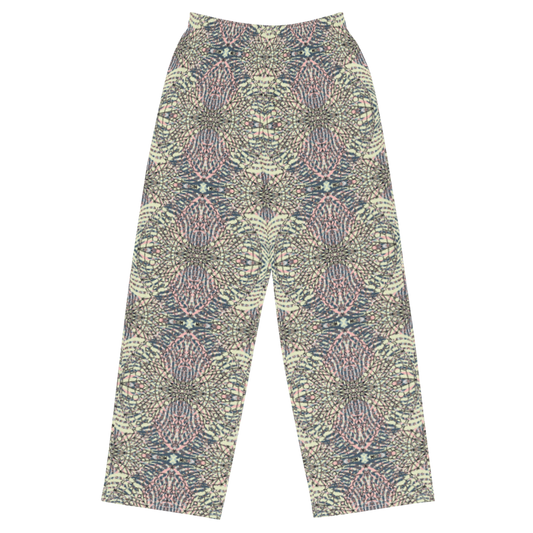 unisex wide-leg pants- Mandala chic I