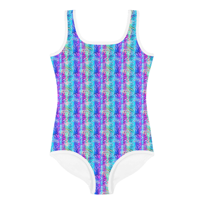 Kids Swimsuit- Animal print summer Blue