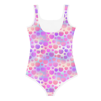 Kids Swimsuit- Bubbles Pink and Blue