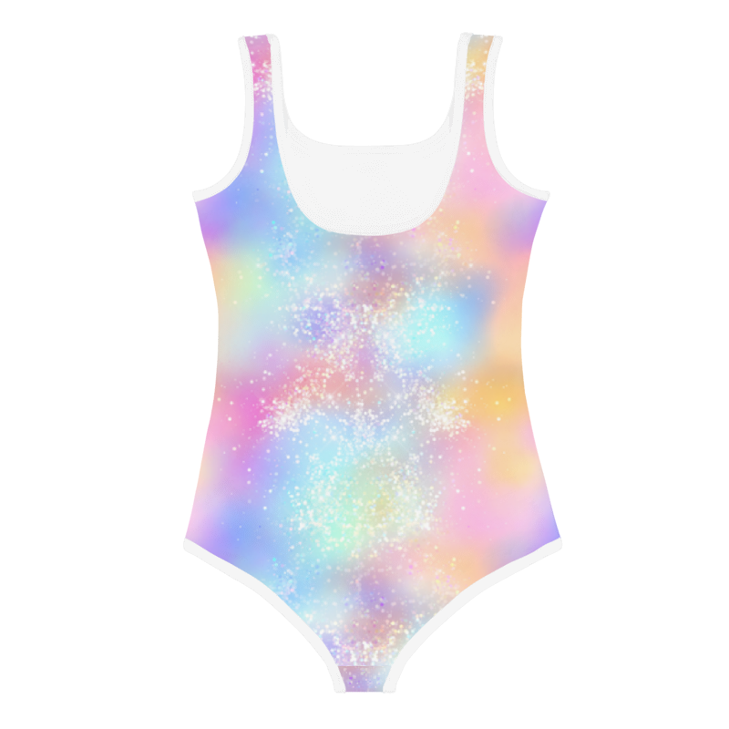 Kids Swimsuit- Multi colour and sparkles