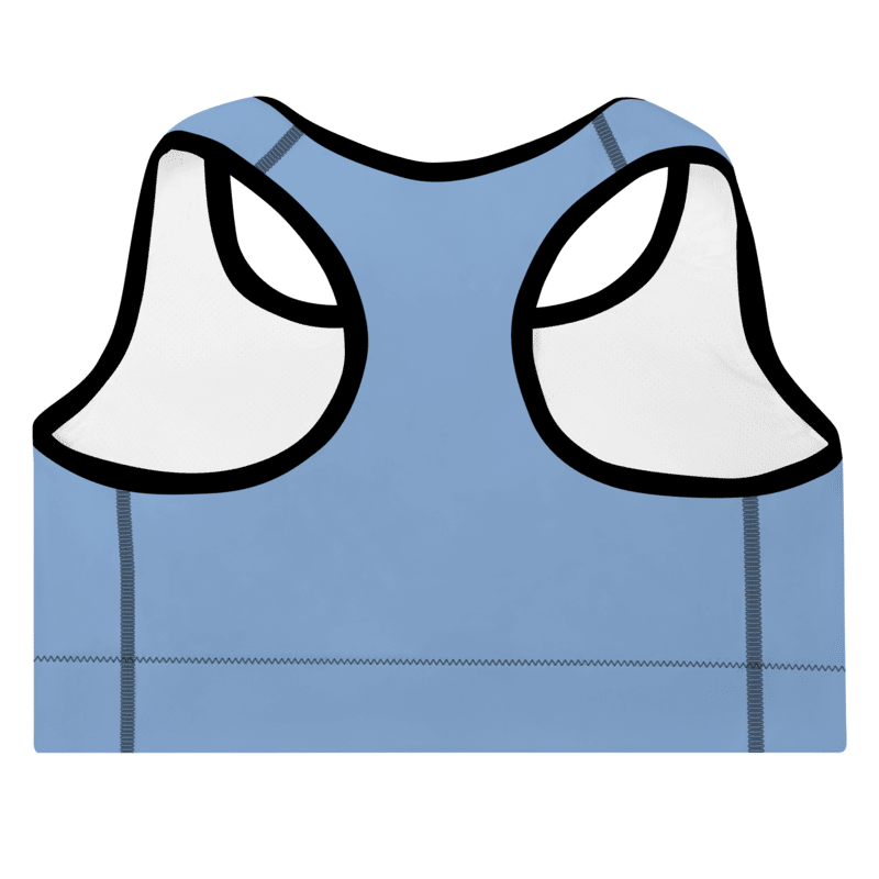 Padded Sports Bra- Light Blue