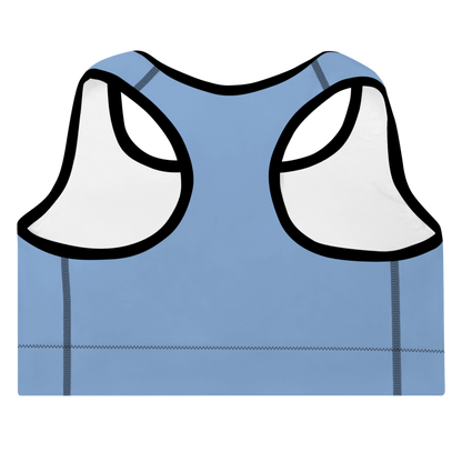 Padded Sports Bra- Light Blue