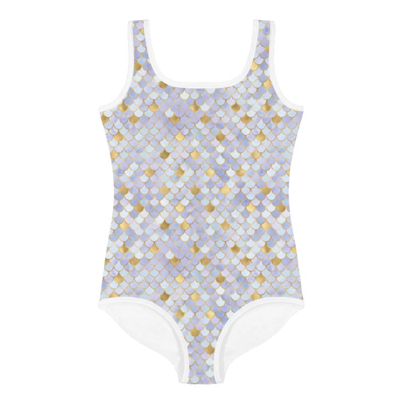 Kids Swimsuit- Mermaid Blue