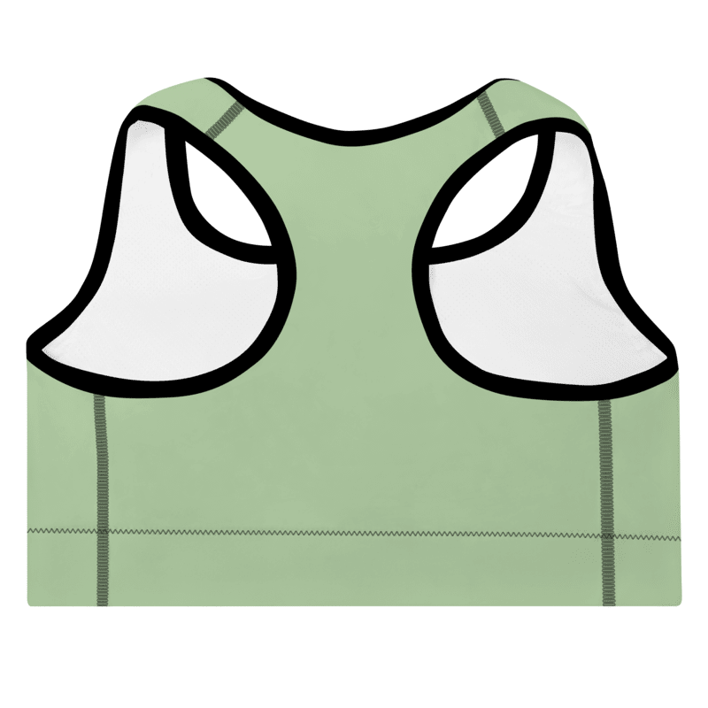 Padded Sports Bra- Light Green