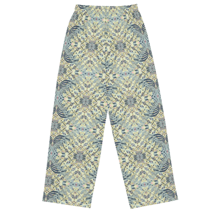 unisex wide-leg pants- Mandala chic III