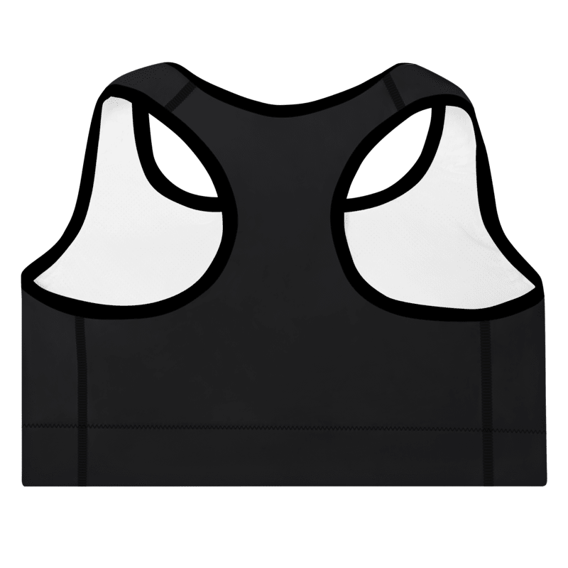 Padded Sports Bra- Black