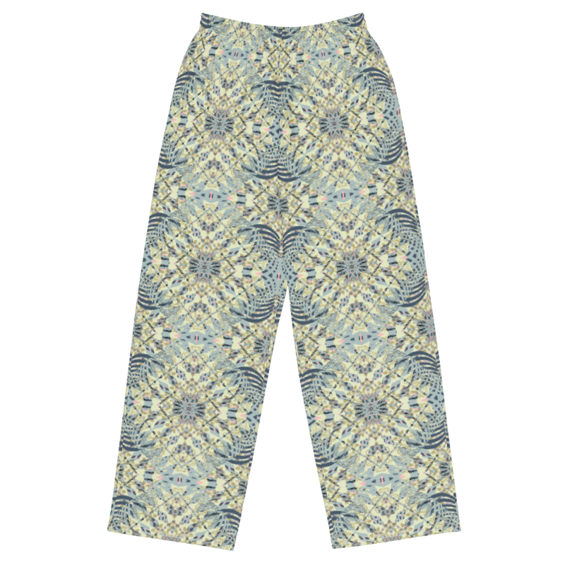 unisex wide-leg pants- Mandala chic III