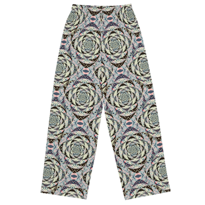 unisex wide-leg pants- Mandala chic V