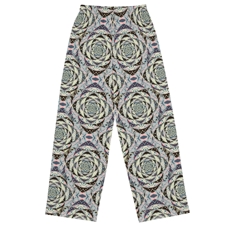 unisex wide-leg pants- Mandala chic V