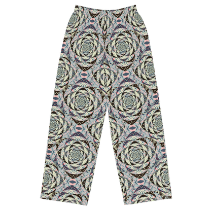 unisex wide-leg pants- Mandala chic V