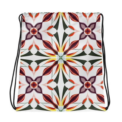Drawstring bag- Colorful Majolica I