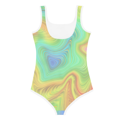 Kids Swimsuit- Rainbow Yellow
