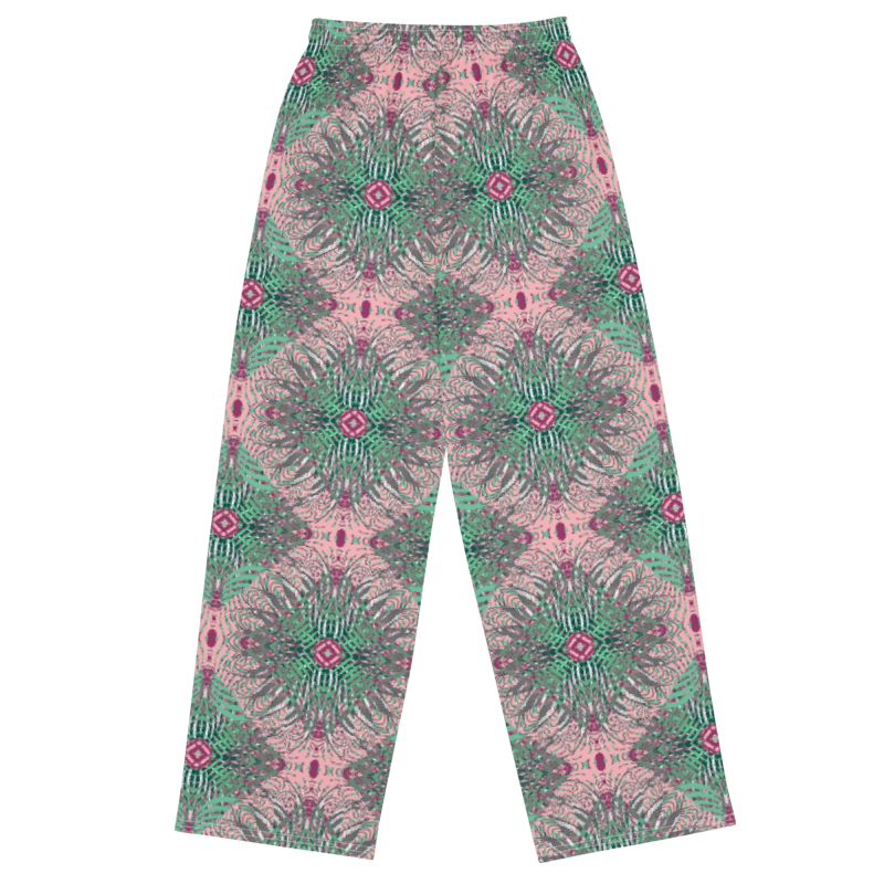 unisex wide-leg pants- Mandala chic VIII