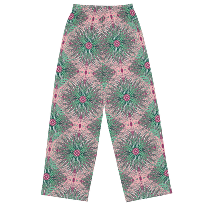 unisex wide-leg pants- Mandala chic VIII