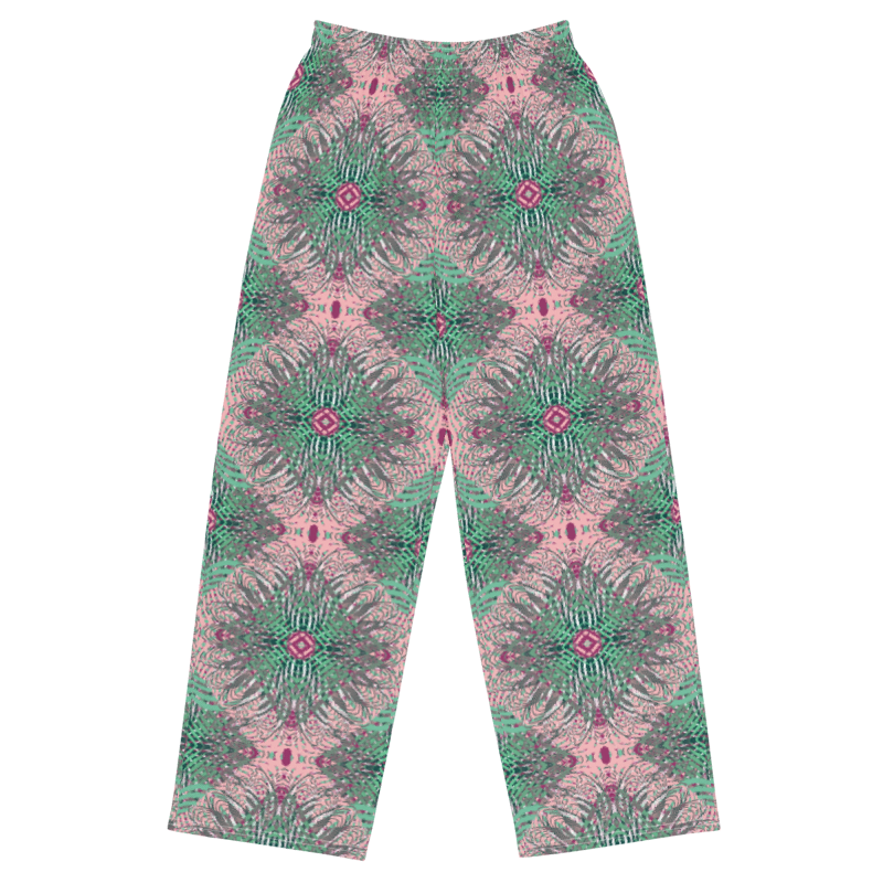 unisex wide-leg pants- Mandala chic VIII