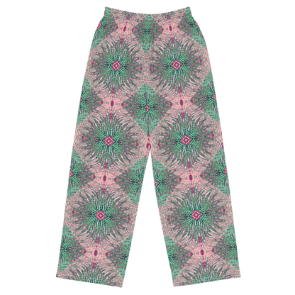 unisex wide-leg pants- Mandala chic VIII