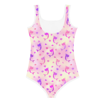 Kids Swimsuit- Mermaid Pink and Blue