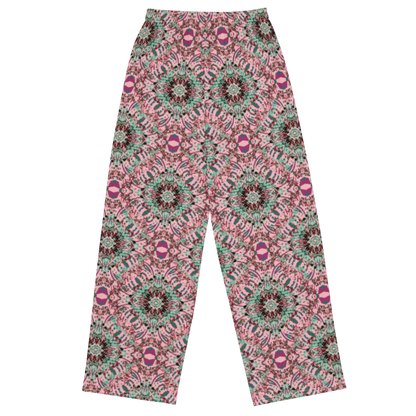 unisex wide-leg pants- Mandala chic IX