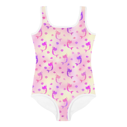 Kids Swimsuit- Mermaid Pink and Blue