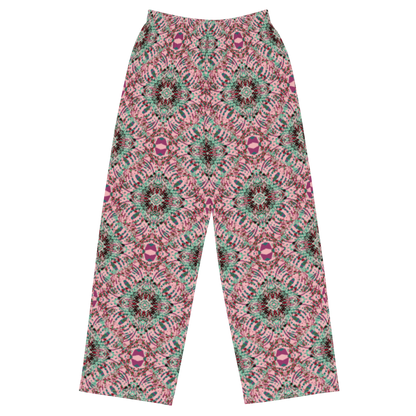 unisex wide-leg pants- Mandala chic IX