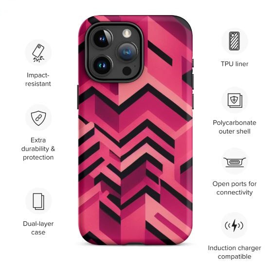 Tough Case for iPhone®- Abstract Pattern II