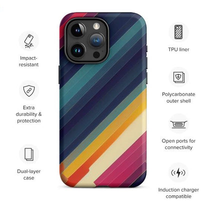 Tough Case for iPhone®- Abstract Pattern III