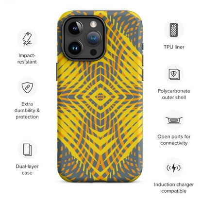 Tough Case for iPhone®- African Motif Pattern II