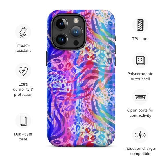 Tough Case for iPhone®- Animal Pattern 03