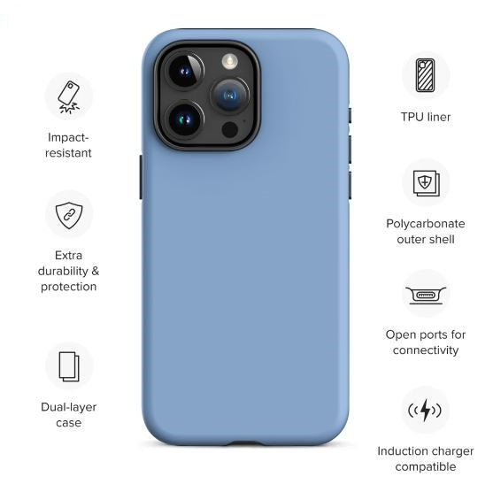 Tough Case for iPhone®- Blue