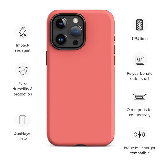 Tough Case for iPhone®- Coral