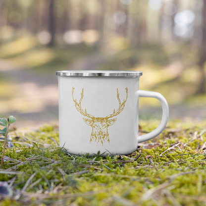 Enamel Mug- Golden Deer
