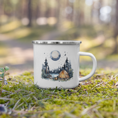 Enamel Mug- Summer Camping I