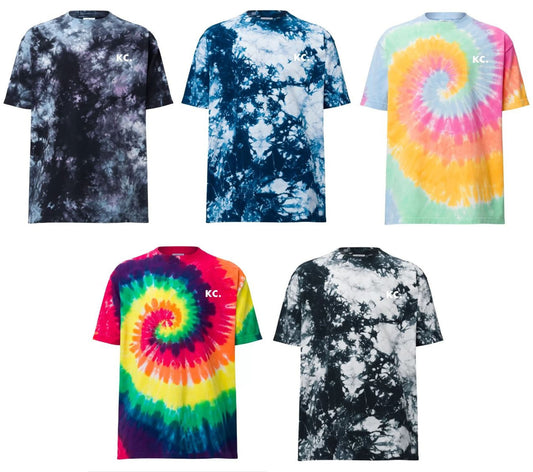 Unisex Oversized Tie-Dye T-shirts