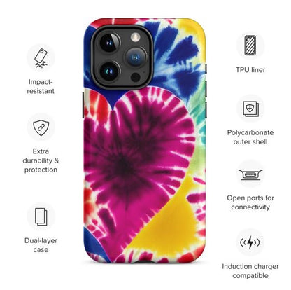 Tough Case for iPhone®- Tie Dye Pattern II