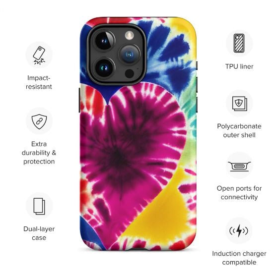 Tough Case for iPhone®- Tie Dye Pattern 02