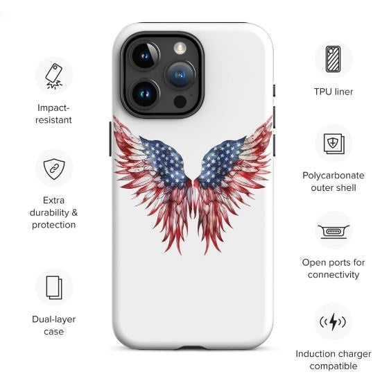 Tough Case for iPhone®- 4th of July Figure I