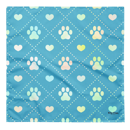 Pet bandana- Paws V