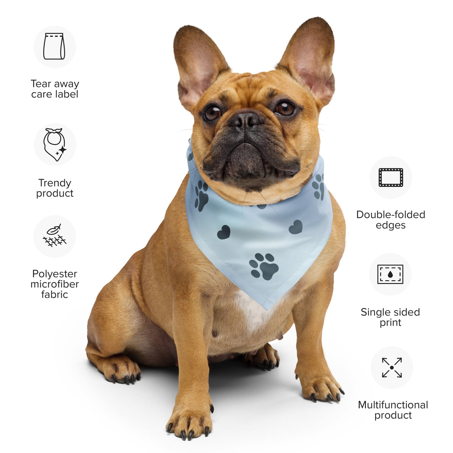 Pet bandana- Paws II