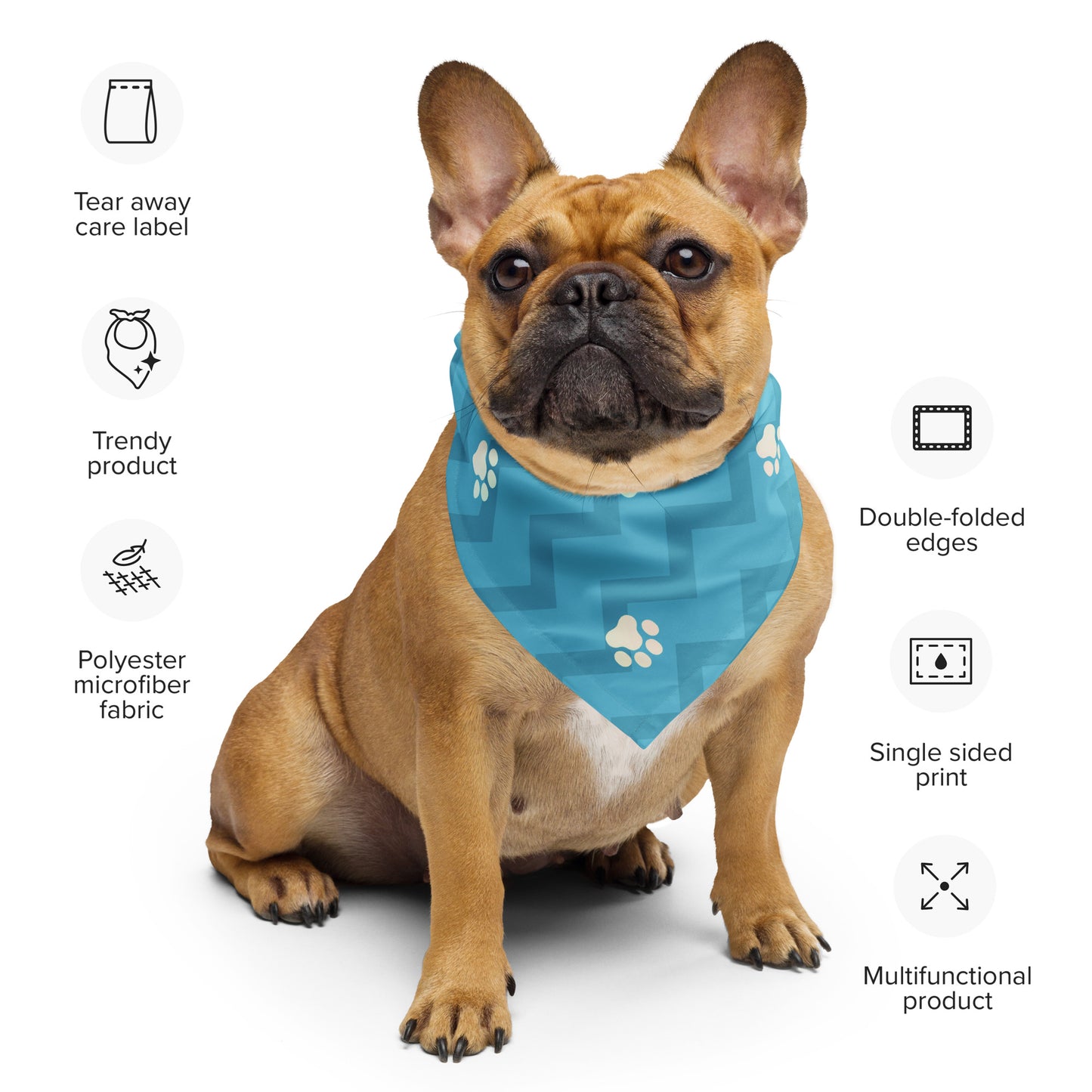 Pet bandana- Paws IV