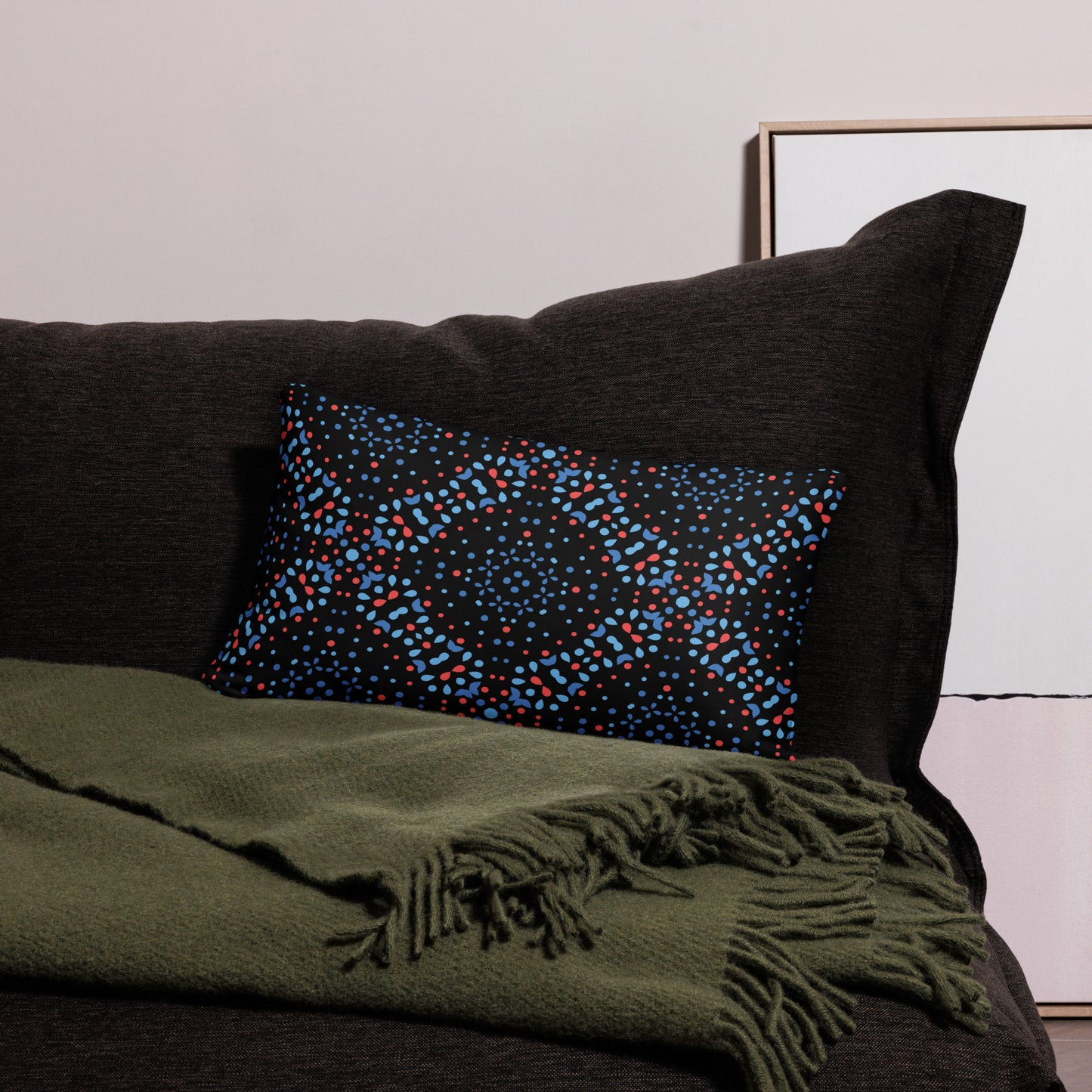 Pillow Case- Floral Geometric