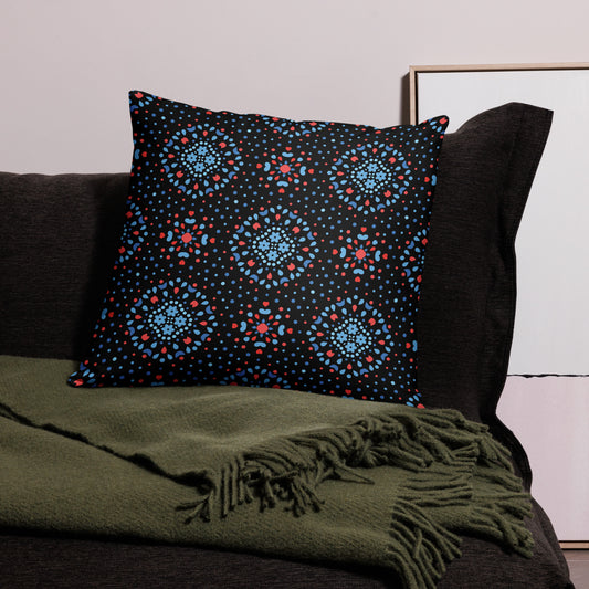 Pillow Case- Floral Geometric