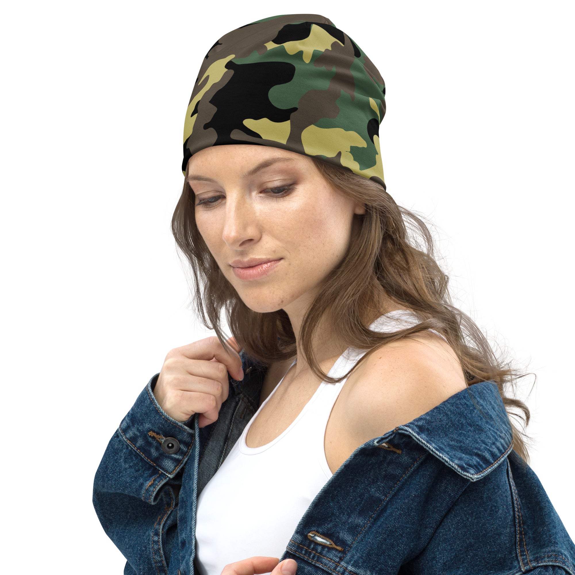 Beanie- Camo Jungle